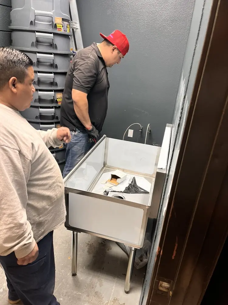 Commercial plumbing and sink installation in Shorehaven